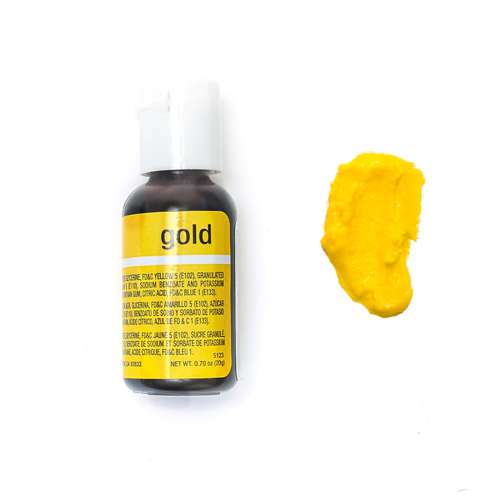 Chefmaster Liqua-gel - Gold - Click Image to Close